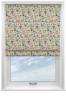 Land & Shore Esther, Multi - Twist&Fit Roman Blind